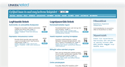 Desktop Screenshot of linkekneked.hu