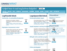 Tablet Screenshot of linkekneked.hu